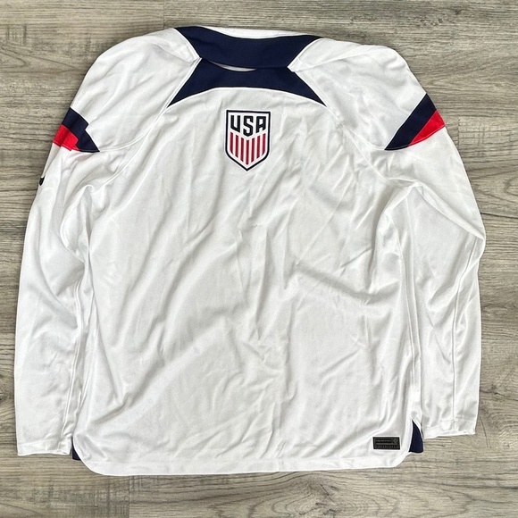 Nike Authentic USA National USMNT Long Sleeve Soccer Jersey Sz XL